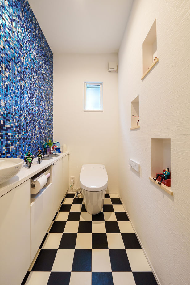 かなう家 【太田市/アウトドアリビングのあるL字型の平屋】大理石調のフロアタイルでリゾート感あふれるデザインの建築実例画像6