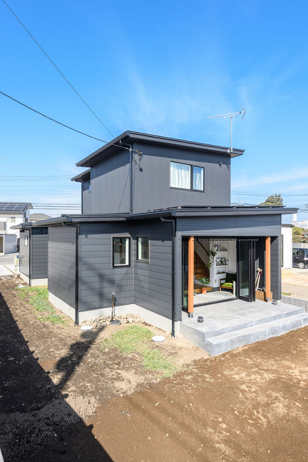 かなう家 【太田市/コの字型】フルオープンサッシで庭と繋がる土間リビングのある家の建築実例画像10