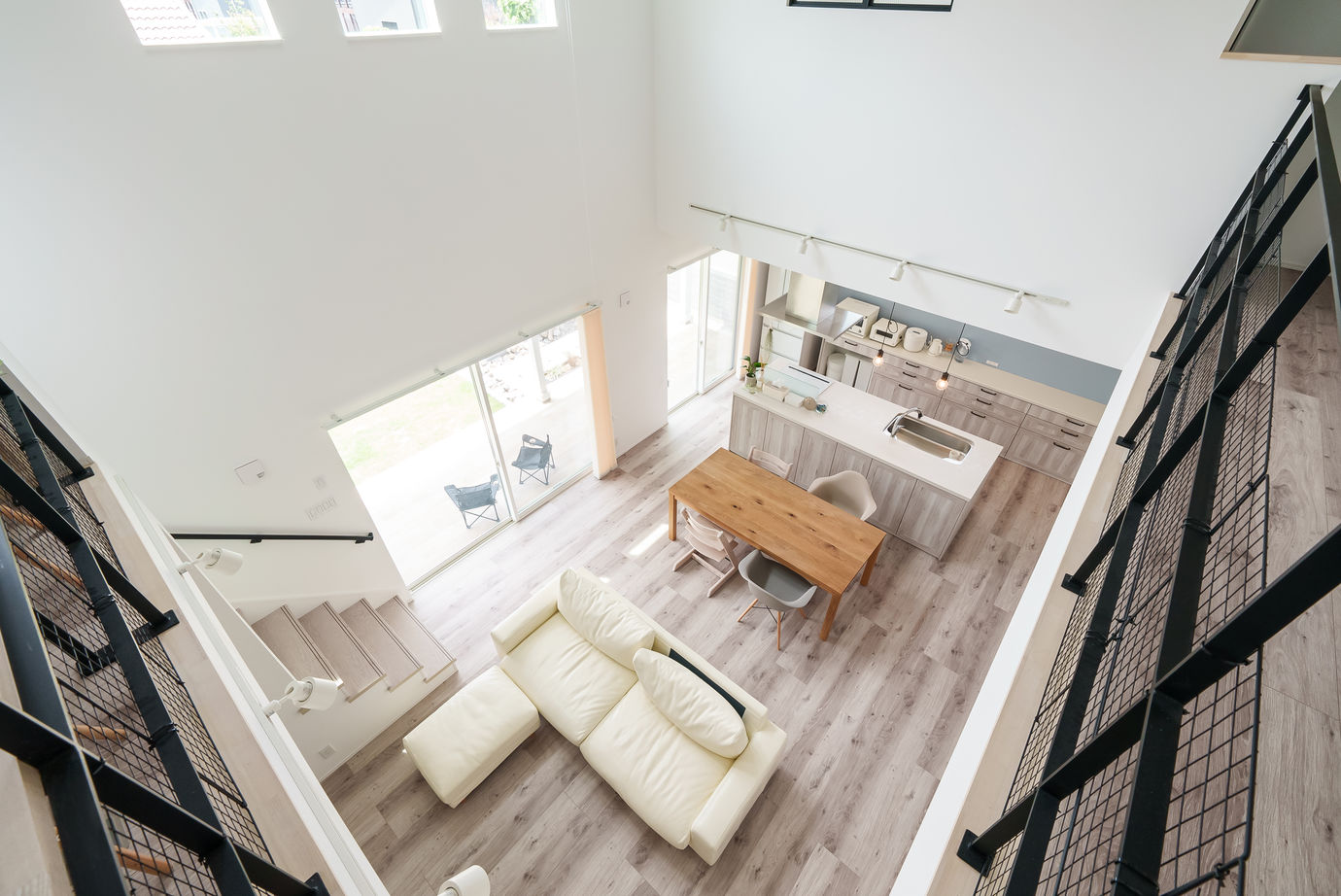 かなう家 【高崎市/すべての空間が一つに繋がる/アイランドキッチン】好きが詰まった、アメリカンスタイルのお家の建築実例画像7