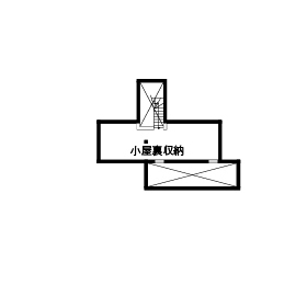 Art Yoshikawa設計事務所 吉川住建 【愛知県|2000万円台|平屋|間取り】平屋の快適動線が住み心地いい、遊び心溢れる家の間取り図（3LDK）小屋裏