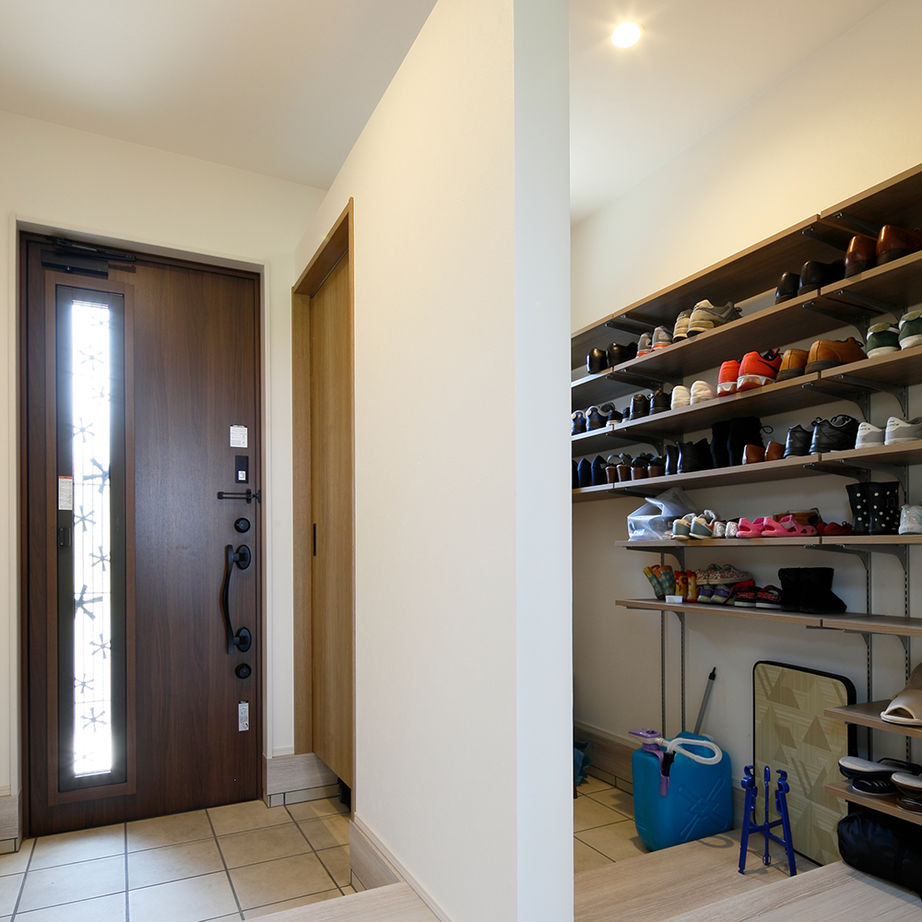 Art Yoshikawa設計事務所 吉川住建 【2000万円台|間取り図|家事ラク|スキップフロア】繋がる空間は家族のつながりを感じる家の建築実例画像17