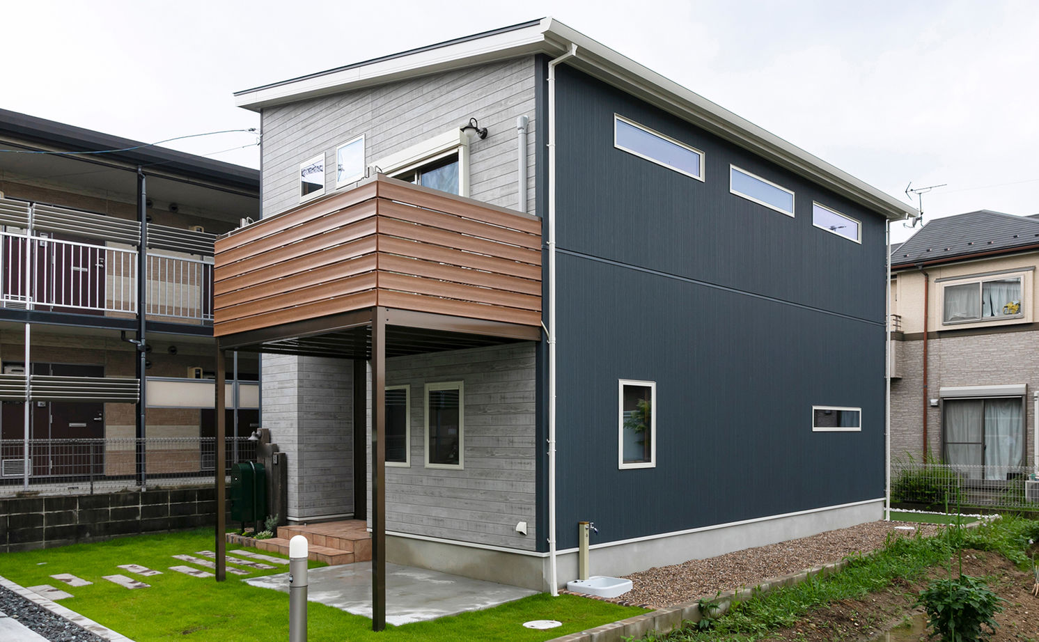 Art Yoshikawa設計事務所 吉川住建 【1000万円台|間取り図|スキップフロア】陽当たりのいい2階リビング、スキップフロアのおしゃれな家の建築実例画像18