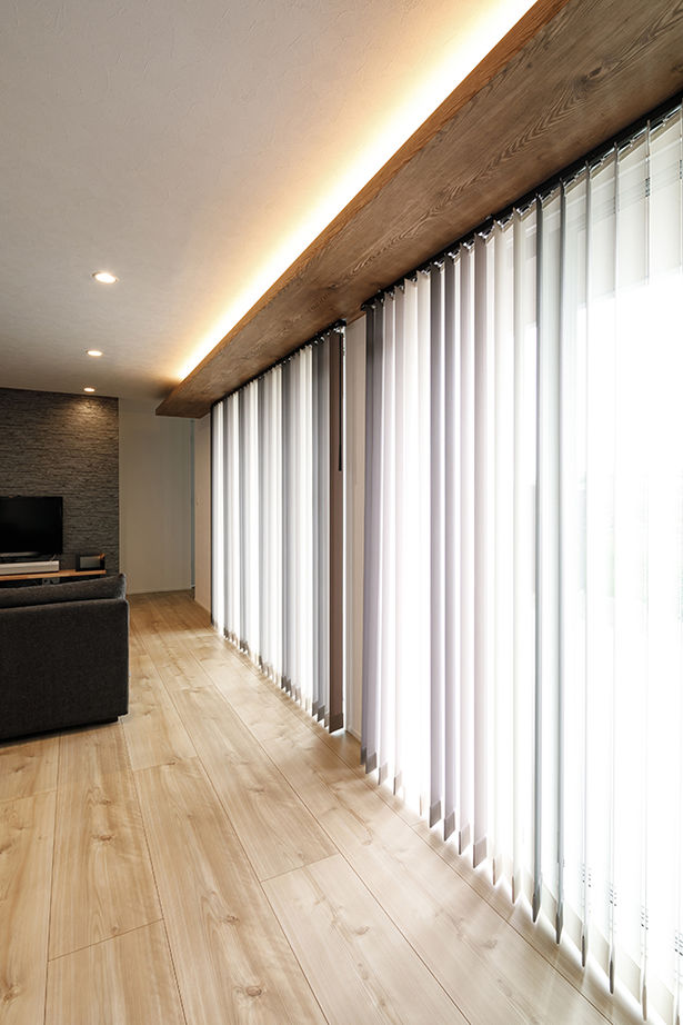 Art Yoshikawa設計事務所 吉川住建 【豊田市|2000万円台|平屋|テクノストラクチャー】約14.5畳のタイルデッキと21.7畳のLDKの大空間の家の建築実例画像14