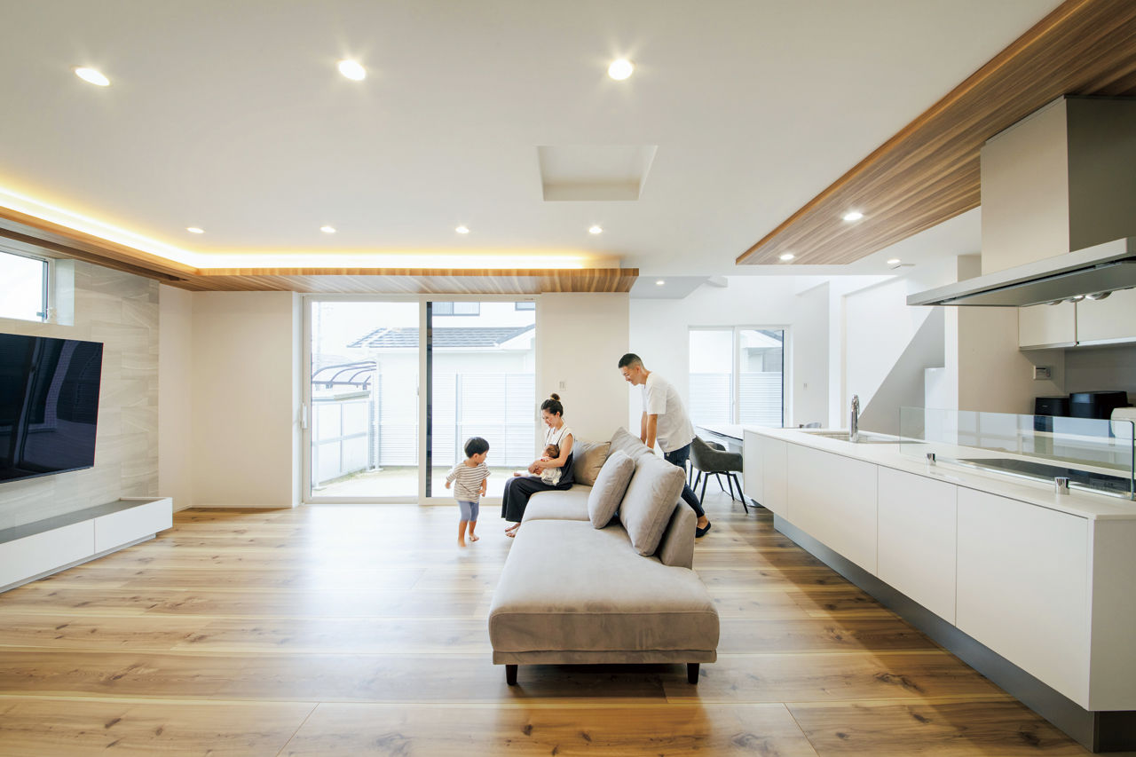 Art Yoshikawa設計事務所 吉川住建 【名古屋市|1000万円台|テクノストラクチャー|G2性能（断熱等級6）】シンプルな中にセンスが光る高性能な家の建築実例画像2