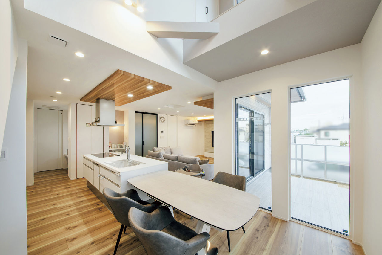 Art Yoshikawa設計事務所 吉川住建 【名古屋市|1000万円台|テクノストラクチャー|G2性能（断熱等級6）】シンプルな中にセンスが光る高性能な家の建築実例画像4