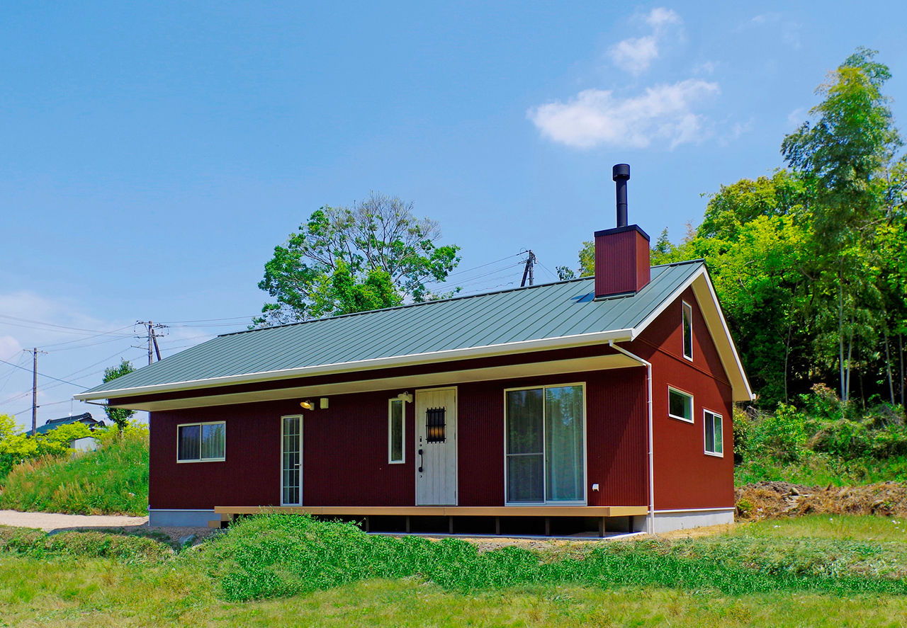 Art Yoshikawa設計事務所 吉川住建 【岡崎市|1000万円台|平屋|薪ストーブ】子育て中も、子どもが巣立った将来も暮らしやすいコンパクトな平屋の建築実例画像1