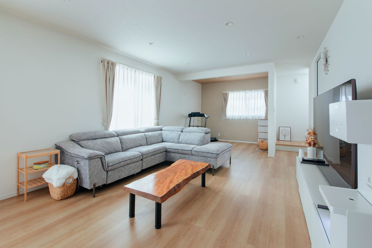 Art Yoshikawa設計事務所 吉川住建 【西尾市|1000万円台|30坪台】テクノストラクチャーの特長を活かした大空間LDKに、家事ラクな水まわり動線の建築実例画像4