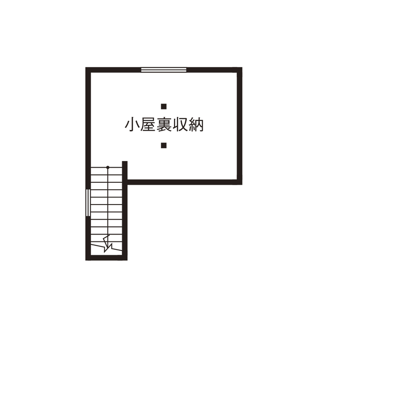 Art Yoshikawa設計事務所 吉川住建 【豊川市|1000万円台|畳ダイニング】広い庭と可愛いインテリアの地震に強いテクノストラクチャーの家の間取り図（3LDK+WCL+小屋裏収納）小屋裏