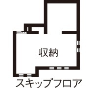 Art Yoshikawa設計事務所 吉川住建 モダンなデザインで機能的。サンルームやファミリールームのある間取りで家族みんなが快適に暮らせる家の間取り図（5K以上）スキップ