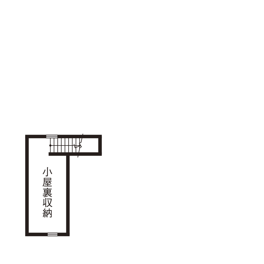 Art Yoshikawa設計事務所 吉川住建 【日進市|2000万円台|テクノストラクチャー|ビルトインガレージ】ゆったりリビングも叶えたガレージハウスの間取り図（3LDK+車庫+小屋裏+WCL）小屋裏