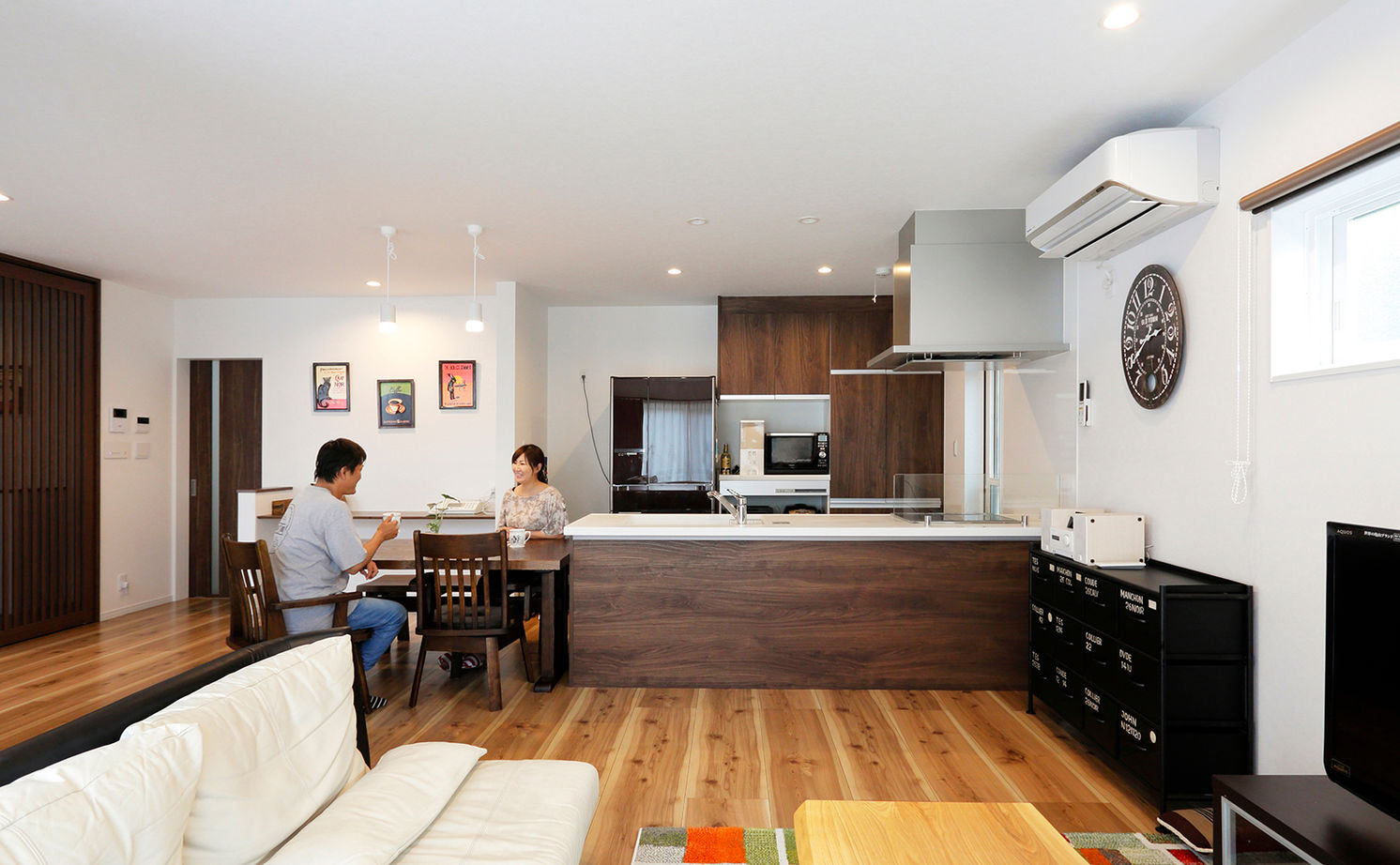 Art Yoshikawa設計事務所 吉川住建 【豊田市|2000万円台|テクノストラクチャー|間取り図】思い出を残しつつ建て替えた新築は耐震等級3の大空間の建築実例画像2