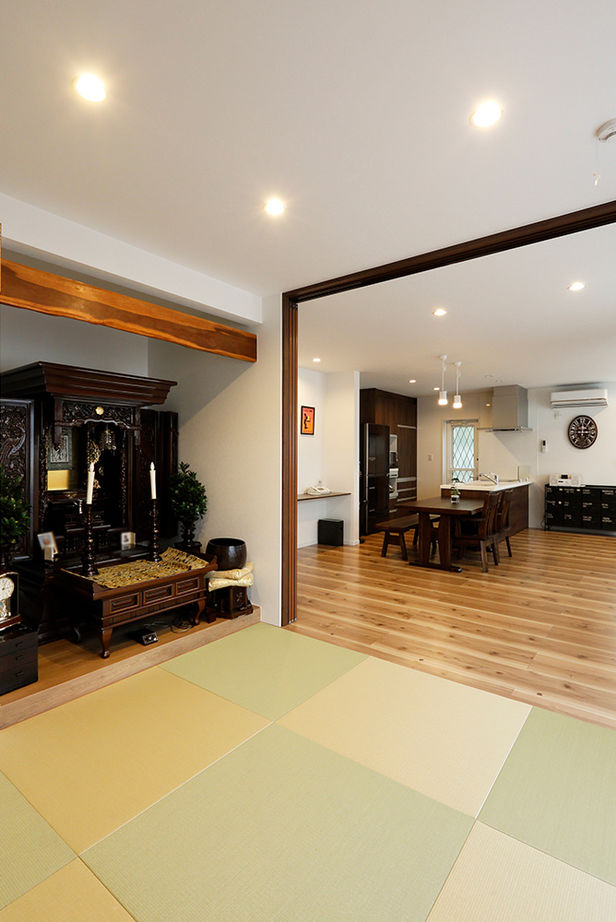 Art Yoshikawa設計事務所 吉川住建 【豊田市|2000万円台|テクノストラクチャー|間取り図】思い出を残しつつ建て替えた新築は耐震等級3の大空間の建築実例画像9