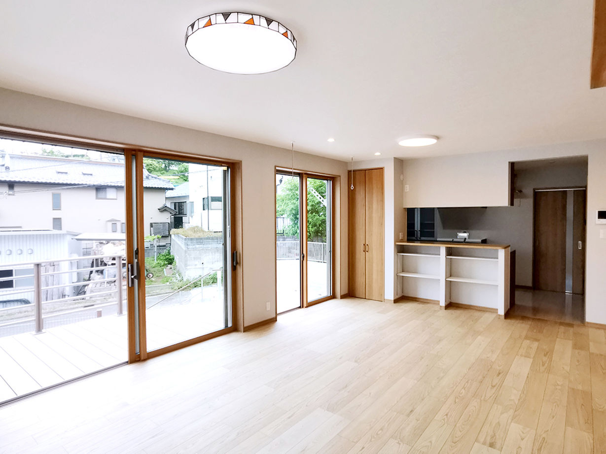 夢工房だいあん 【横浜市／二世帯／ZEH】SE構法で高耐震、性能も充実。3世代がのびのび快適に暮らせる大空間に建て替えの建築実例画像2