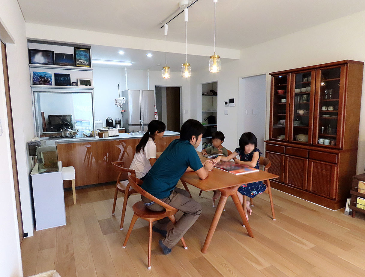 夢工房だいあん 【横浜市／二世帯／ZEH】SE構法で高耐震、性能も充実。3世代がのびのび快適に暮らせる大空間に建て替えの建築実例画像3