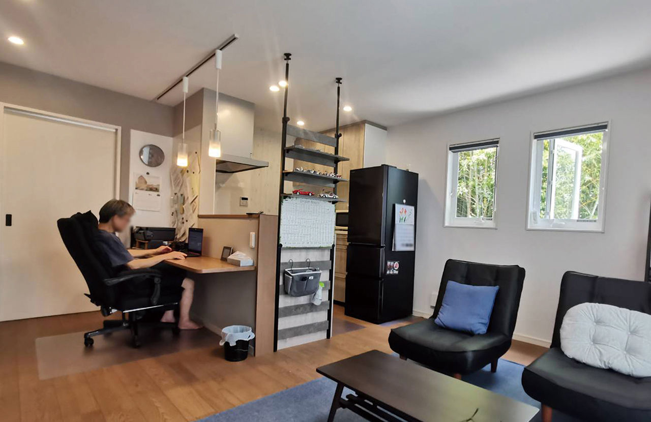 夢工房だいあん 【SE構法／収納充実／延床28.2坪／間取り有】かね勾配屋根のある山小屋風のお家でスローライフを満喫の建築実例画像3