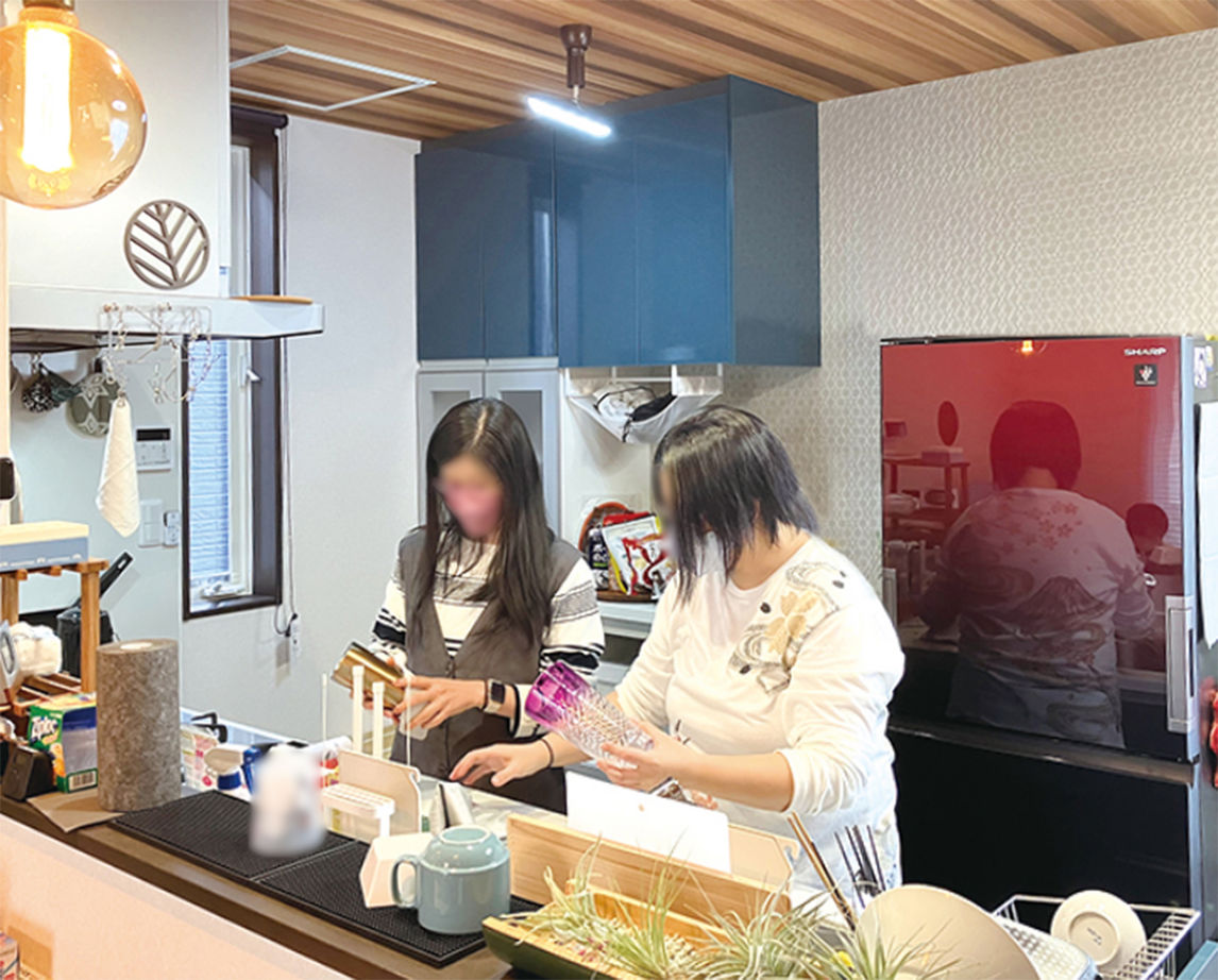 夢工房だいあん 【30坪台／SE構法／3階建て／間取り有】使ったクロスは30種類以上！完全分離でストレスフリーな二世帯住宅の建築実例画像6