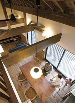 広和木材 【間取図有｜平屋風×古民家風】工場で木材を厳選。木が気持ちいい、四季の風景と暮らす古民家風の家の建築実例画像9