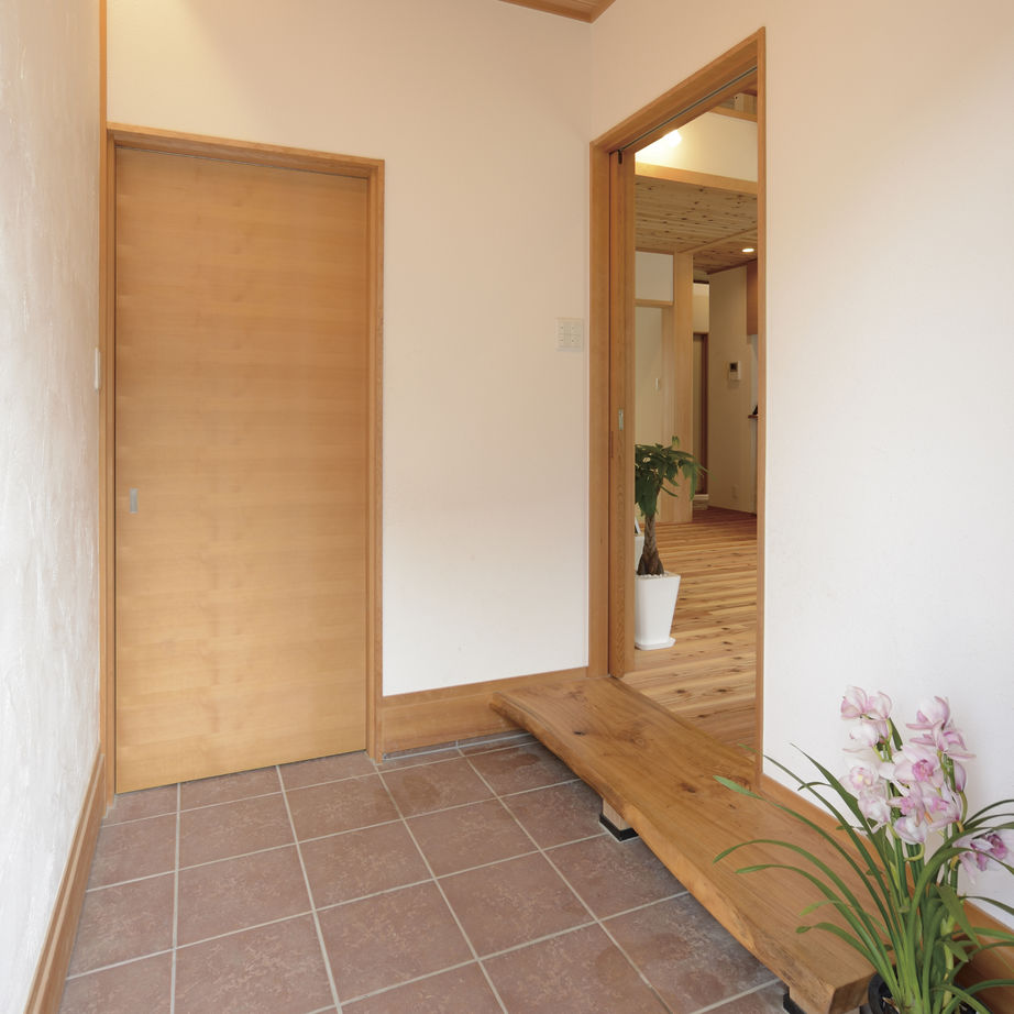 広和木材 【平屋×和モダン×自然素材】理想の間取りの平屋です！薪ストーブやクライミングウォールのある趣味の家の建築実例画像9