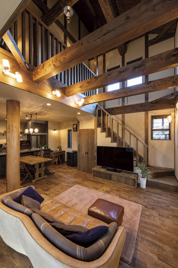 広和木材 【愛知/和モダン/40坪台/4LDK/間取り図】経年変化を楽しみ自然体で暮らす、新しいのに懐かしい古民家風の家の建築実例画像3