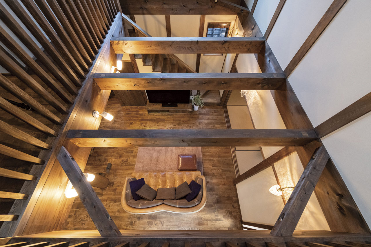 広和木材 【愛知/和モダン/40坪台/4LDK/間取り図】経年変化を楽しみ自然体で暮らす、新しいのに懐かしい古民家風の家の建築実例画像9