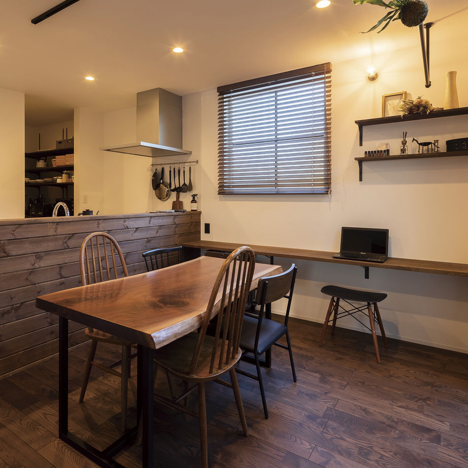 StyleDesign 「見せる収納」が空間を引き立てる、ヴィンテージ風のお洒落な平屋の建築実例画像3