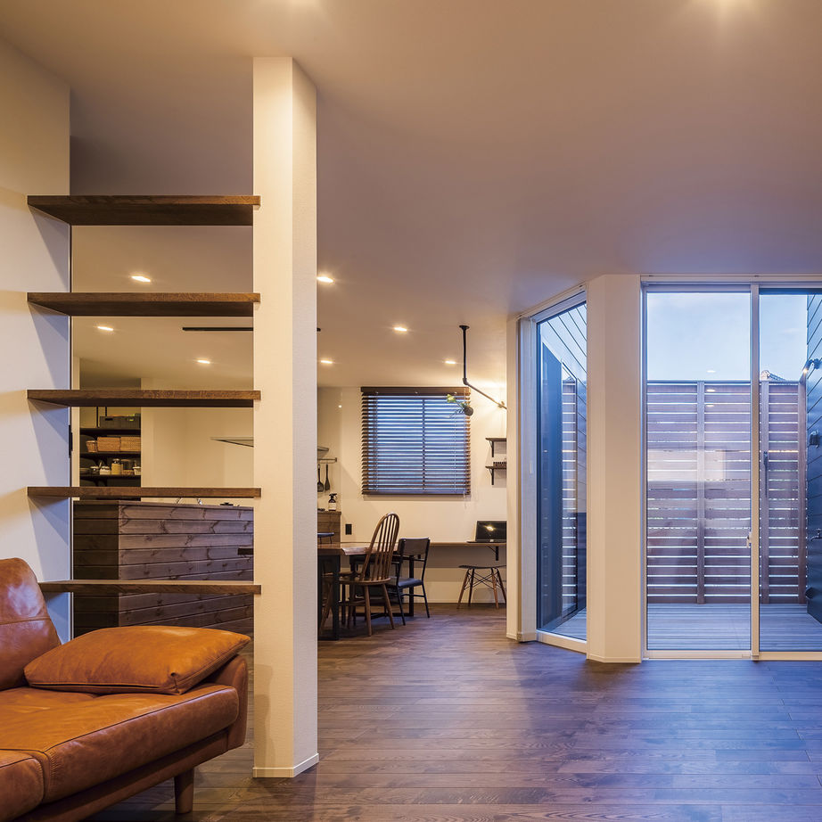 StyleDesign 「見せる収納」が空間を引き立てる、ヴィンテージ風のお洒落な平屋の建築実例画像5