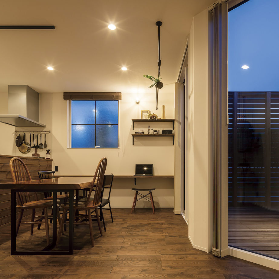 StyleDesign 「見せる収納」が空間を引き立てる、ヴィンテージ風のお洒落な平屋の建築実例画像6