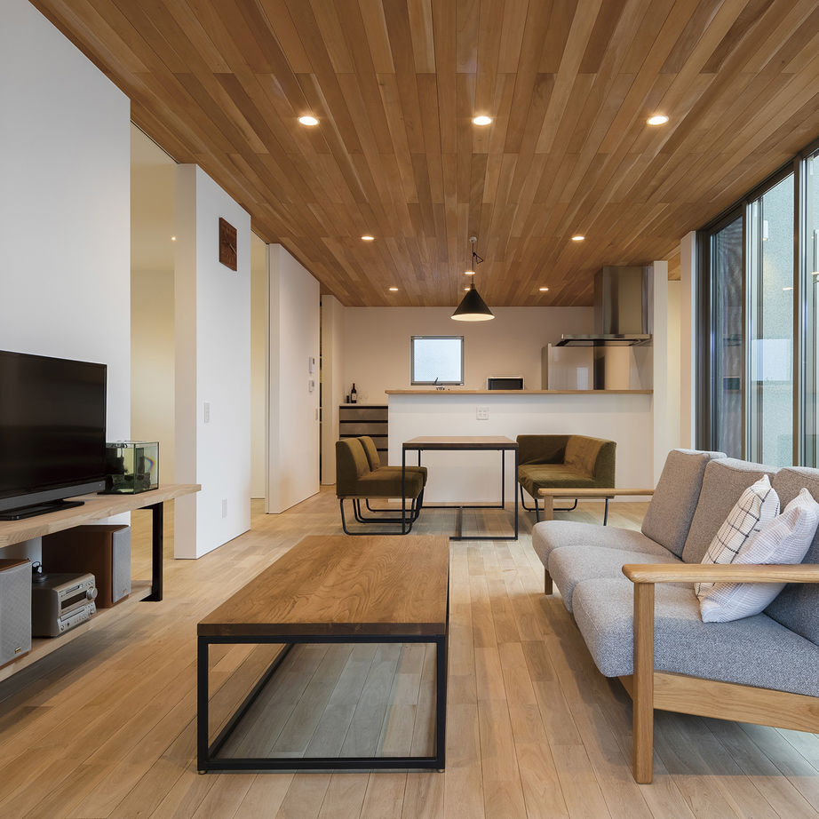 StyleDesign 巧みな設計力でカーテン要らずの開放的な暮らし。2つの中庭がもたらす、ゆとりの時間の建築実例画像3