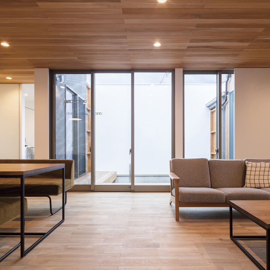 StyleDesign 巧みな設計力でカーテン要らずの開放的な暮らし。2つの中庭がもたらす、ゆとりの時間の建築実例画像5