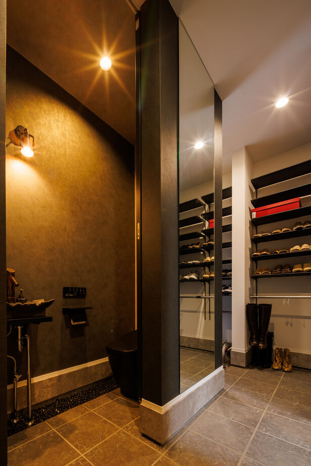 StyleDesign ガレージ付き平屋｜中庭・ゴルフルームで充実のお家時間｜「自由に楽しく！」をカタチにの建築実例画像7