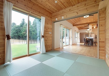 エイ・ワン(A-1 home) 【29.8坪/1000万円台/平屋/間取り有】大開口で庭とつながる開放的な空間。シーンに合わせフレキシブルに変化する平屋　の建築実例画像4