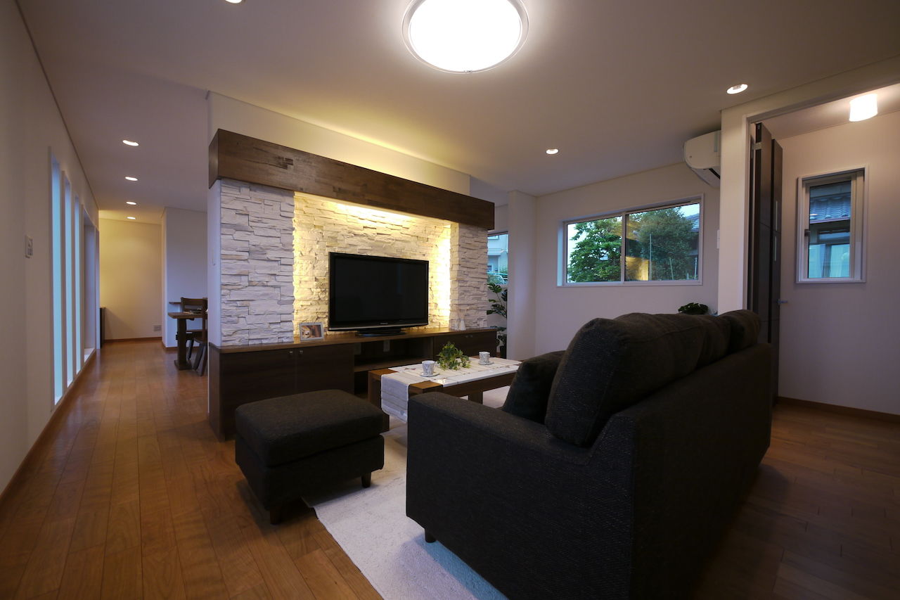 住宅工房 アリアンス(富士・富士宮・沼津) <富士市/完全分離二世帯住宅>バルコニーからの展望を楽しめる。二世帯それぞれが快適に過ごす家の建築実例画像7