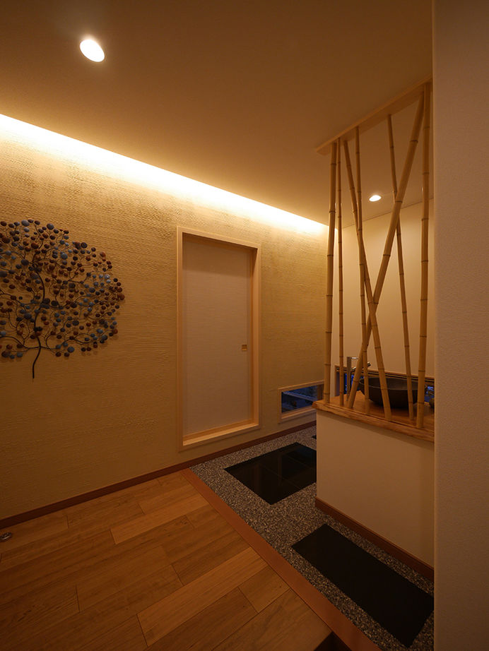 住宅工房 アリアンス(富士・富士宮・沼津) <富士市/40坪台>住まいの中心は吹き抜けリビングで開放的。アジアンリゾート風の住まいの建築実例画像10