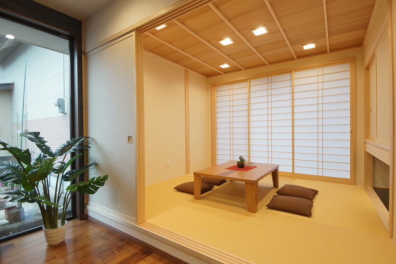 住宅工房 アリアンス(富士・富士宮・沼津) <富士宮市/ビルトインガレージ>縦横のびやかに広がる空間で家族が繋がる 生活を楽しみ、豊かにする家　の建築実例画像5