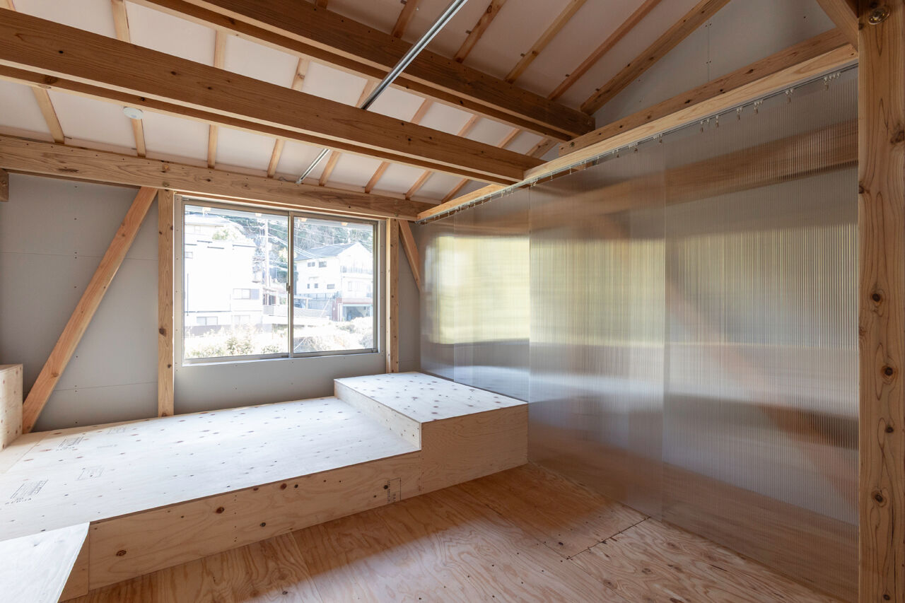祥規建設 【京都市左京区／2000万円台／20坪台】素材そのままの仕上げでクラフト感たっぷり！工房兼住居の建築実例画像4
