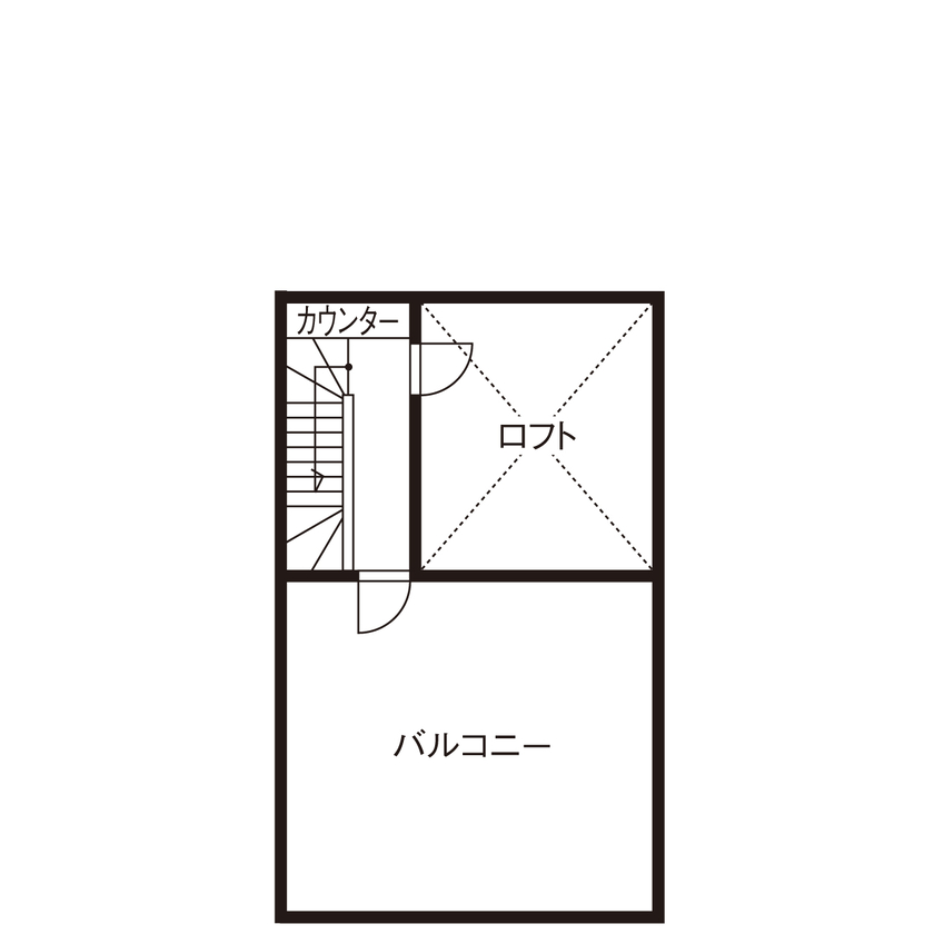 祥規建設 【宇治市／2000万円台／30坪台】屋上バルコニーが庭代わり！家族だけで楽しめるプライベート空間の間取り図（4LDK+ロフト+屋上）屋上
