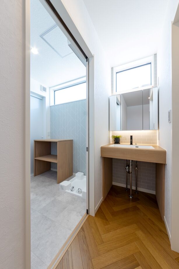 ハヤカワホーム 【2000万円台・30坪台】遊び心のあるデザインと機能性を両立したシンプルでぬくもりのある住まいの建築実例画像7