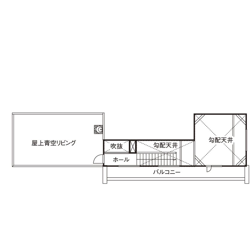 桧家住宅 【ペット／平屋／間取図有】人も愛犬も心地よい！ラグジュアリーな平屋が紡ぐ至福の時間の間取り図（1LDK+青空リビング）屋上