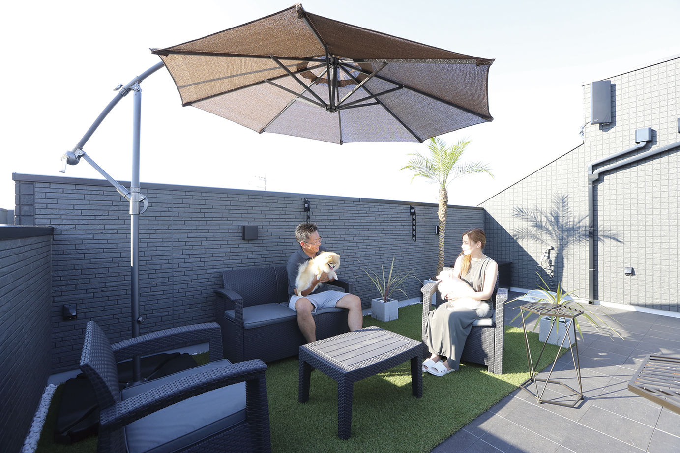 桧家住宅 【ペット／平屋／間取図有】人も愛犬も心地よい！ラグジュアリーな平屋が紡ぐ至福の時間の建築実例画像3