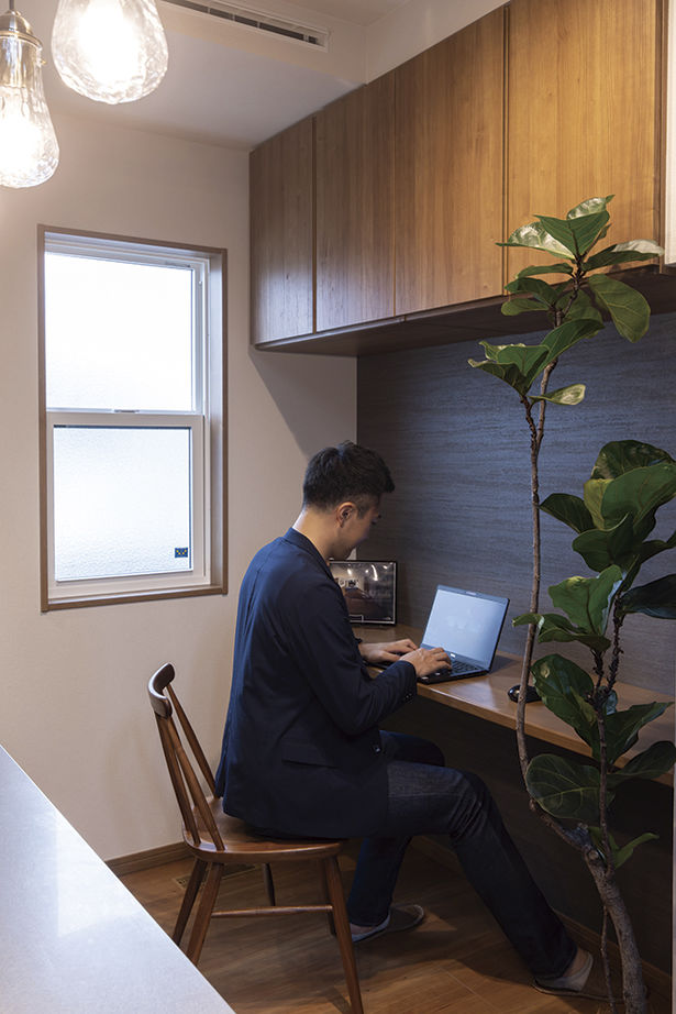 桧家住宅 【平屋／動線／間取図有】温もりのある空間と効率的な家事動線で、平屋ならではの快適な暮らしの建築実例画像5