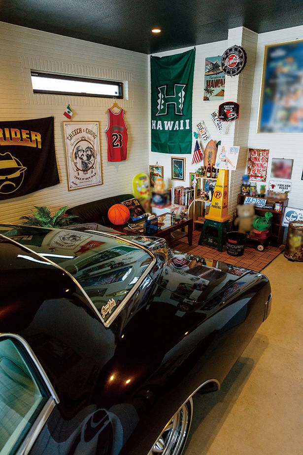 桧家住宅 【ビルトインガレージ／間取図有】屋上青空リビングでパーティを楽しみ、大好きなアメ車を楽しむ住まいの建築実例画像2