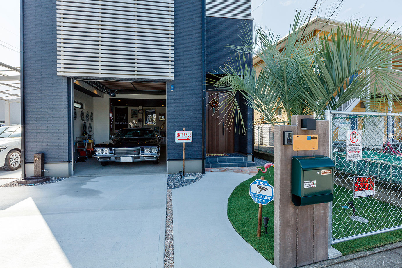 桧家住宅 【ビルトインガレージ／間取図有】屋上青空リビングでパーティを楽しみ、大好きなアメ車を楽しむ住まいの建築実例画像8