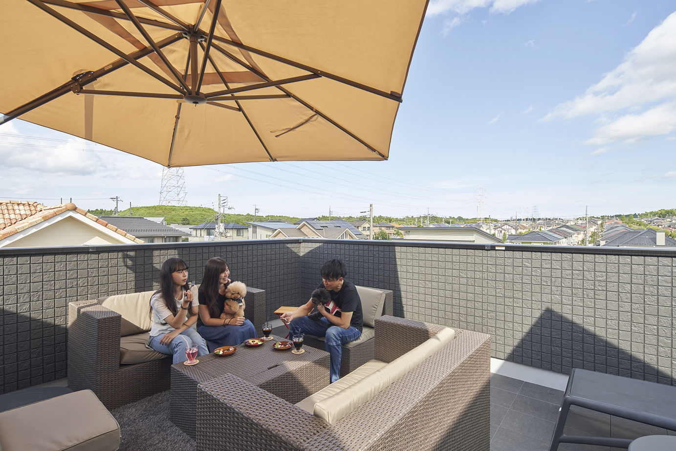 桧家住宅 【ペット／屋上／間取図】家族と愛犬のための住まいを、自由にアレンジできる企画住宅で叶えるの建築実例画像2