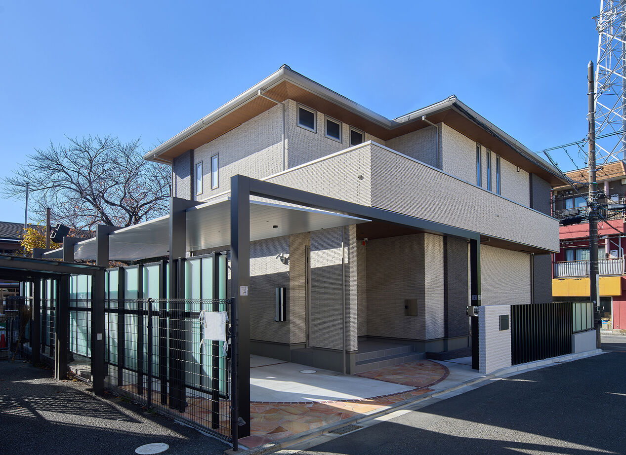 桧家住宅 【吹抜／土間収納／全館空調】白とグレージュで彩り、洗練されたイタリアンモダンの心地よい住まいの建築実例画像9