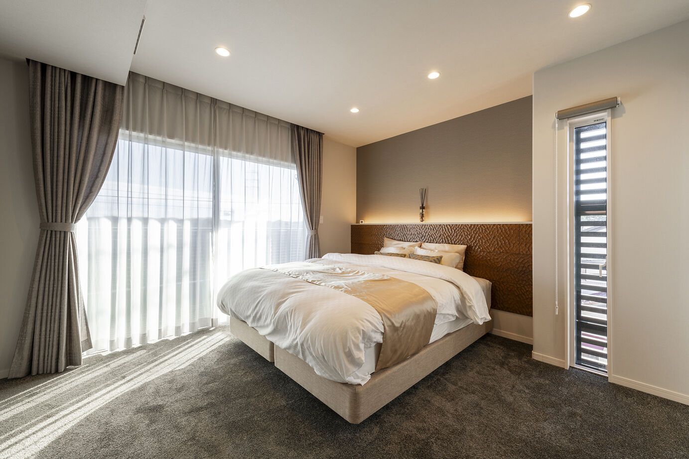 桧家住宅 【ホテルライク／収納充実／間取図】空間デザインにこだわり、ラグジュアリーホテルをイメージした住まいの建築実例画像7