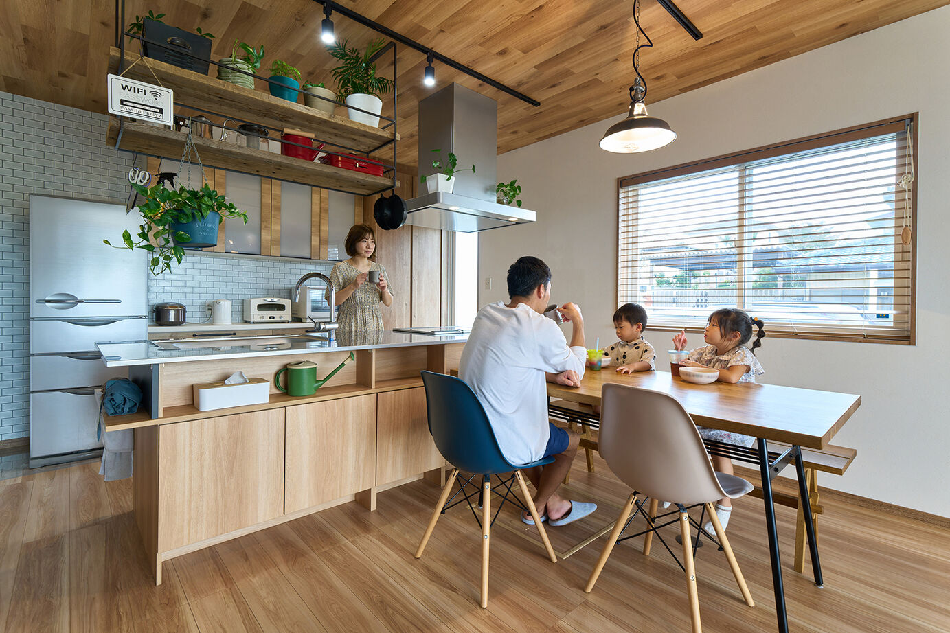 桧家住宅 【北欧／カフェスタイル／間取図】北欧カフェスタイルで演出し、遊び心溢れる「アトリエ」のある住まいの建築実例画像2