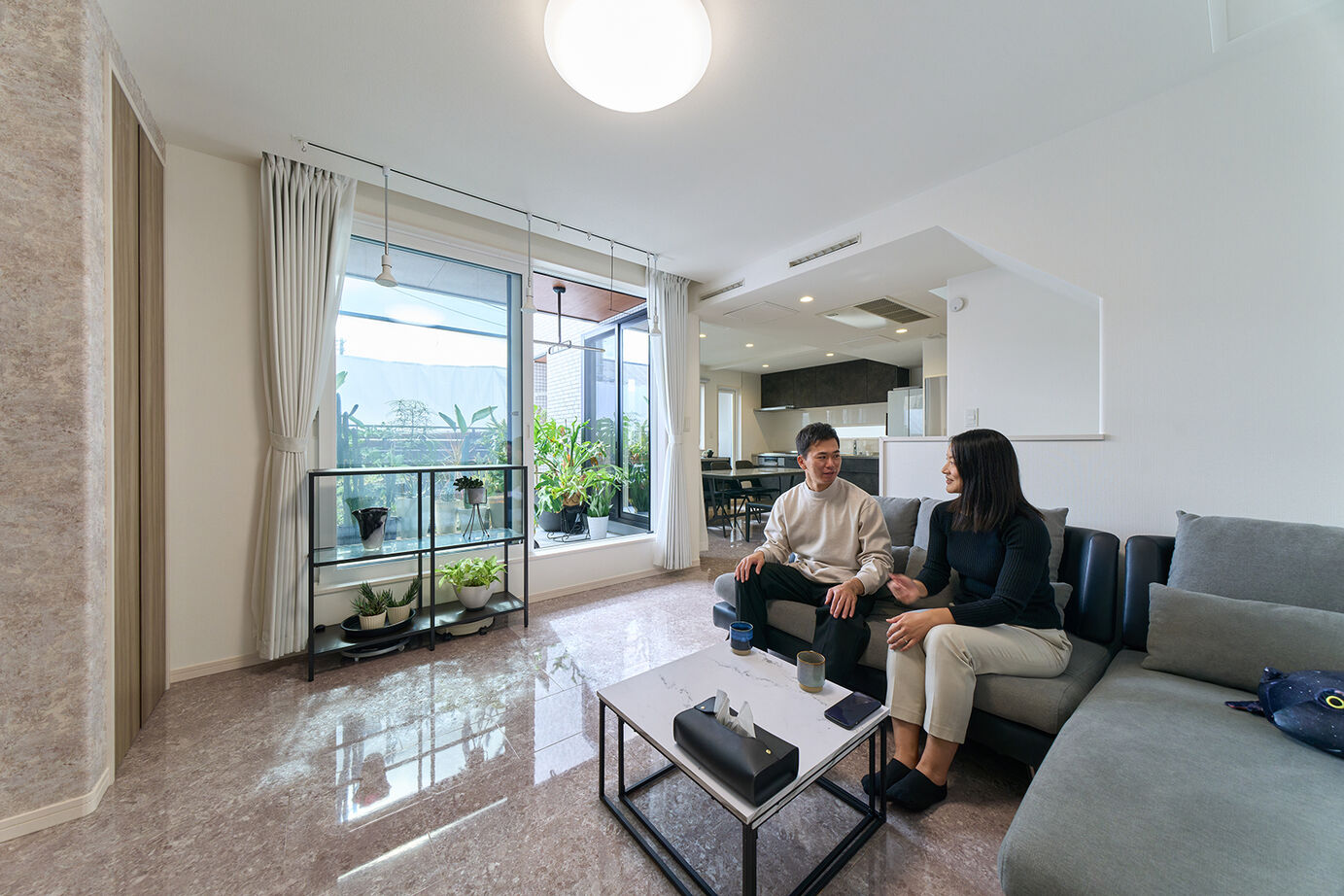 桧家住宅 【2階リビング／屋上／間取図】植物とともに暮らし、日常的にBBQを楽しむ。最高の遊び場でもある住まいの建築実例画像2