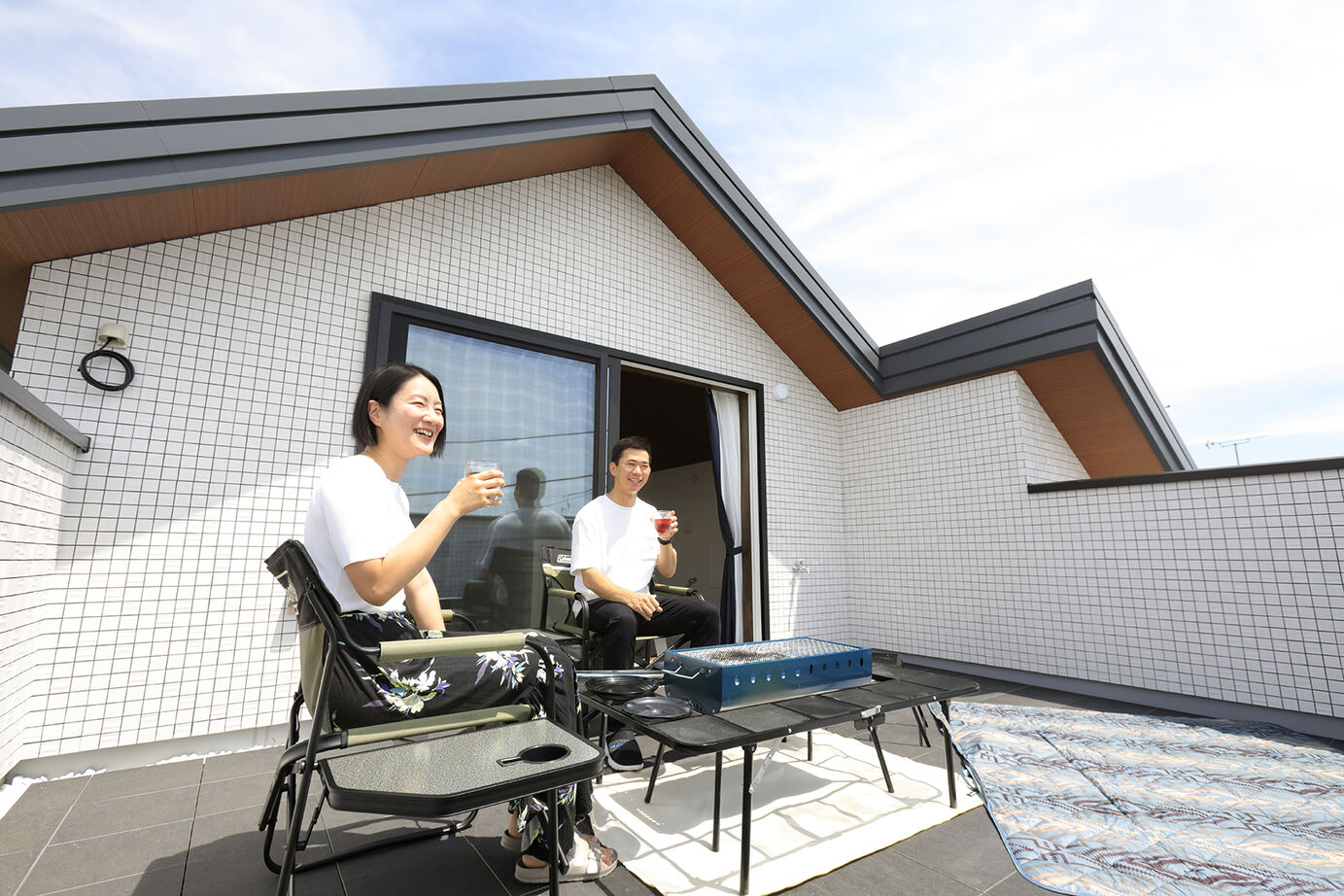 桧家住宅 【2階リビング／屋上／間取図】植物とともに暮らし、日常的にBBQを楽しむ。最高の遊び場でもある住まいの建築実例画像5