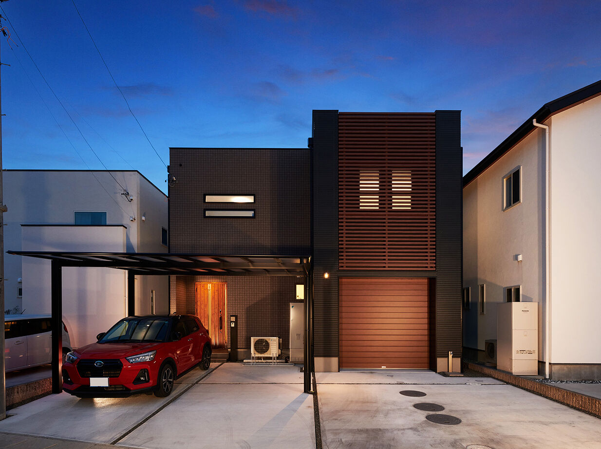 桧家住宅 【吹抜／オープン階段／ガレージ】家族が自然と集まることを大切に、家で過ごす楽しい時間を追求した住まいの建築実例画像8