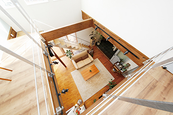 アオイ建設　一級建築士事務所 【相模原エリア/2000万円台/32坪/間取り図】バイク用ビルトインガレージを叶えた デザインに大満足の住まいの建築実例画像9